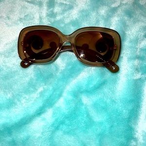 Tan Prada Baroque Sunglasses